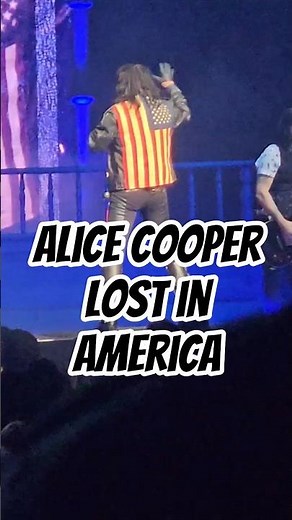 Alice Cooper - "Lost In America" LIVE at Harrah's Cherokee Casino Resort (2025) #Shorts