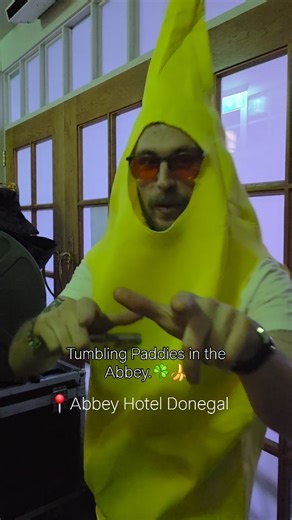 1K views · 27 reactions | @ciaranicles warming up the vocals last night before show time with The Tumbling Paddies ☘️ #tumblingpaddies #abbeyhoteldonegal #donegal #livemusic | Abbey Hotel, Donegal Town | Facebook
