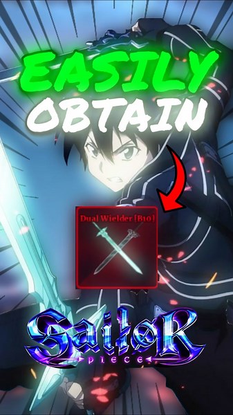 How To EASILY Obtain Kirito Sword In Sailor Piece! #roblox #sailorpiece