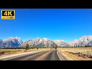 Yellowstone to Grand Teton, Wyoming Scenic Drive - 4K Driving Adventure