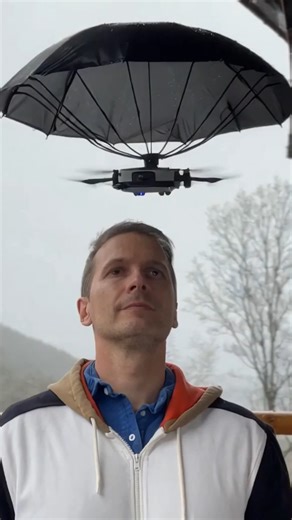 Le drone parapluie #innovation #invention #drone #umbrella #parapluie | Gonzaguetv