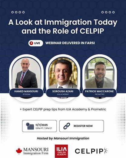 ‎ILIA English Academy (Farsi Page)| سلپیپ،آیلتس،انگلیسی،فرانسه‎ | ‎⁨ ⁨ ⁨ ⁨ ⁨ ⁨ ⁨ ⁨ ⁨ ⁨ ⁨برای اولین بار، سازمان سلپیپ وبیناری رسمی را به زبان فارسی برگزار می‌کند و افتخار اجرای این رویداد ویژه به ما در ILIA...‎ | Instagram