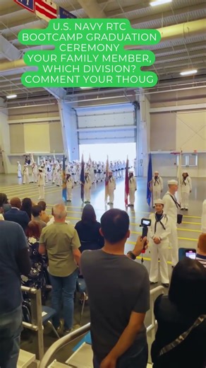 U.S. Navy RTC Bootcamp Graduation Ceremony #bootcamp #rtc #militarybootcamp #usnavy #today