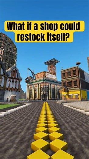 What If a Shop Could Restock Itself? #createmod #minecraft #minecraftbuilding