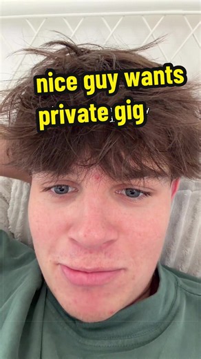 nice guy wants private gig… #niceguy #america #fyp #trending #viral | guys being nice