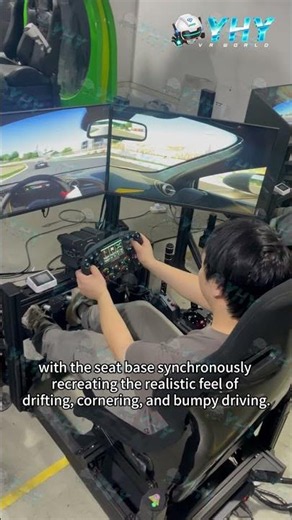 YHY 3DoF Racing Simulator Ultimate Pro Driving Experience