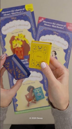 Introducing the Disney Mini Book Collection! 🪄📚✨#disney #disneycollector #disneycollectibles