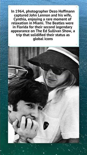 John and Cynthia Lennon in Miami: 1964 🌴