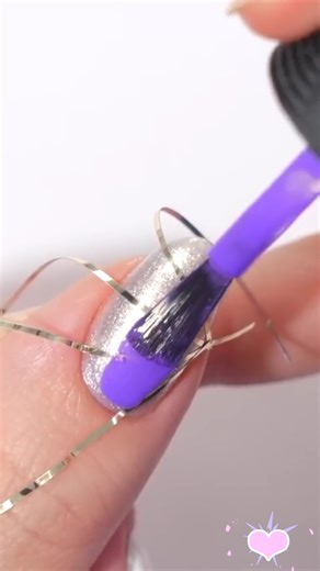 97K views · 137 reactions | Glitter Stripe Nail Art Using Tape #nailart | cutepolish | Facebook