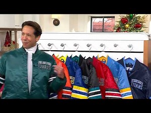 NFL Starter Satin Twill Snap Front Jacket on QVC