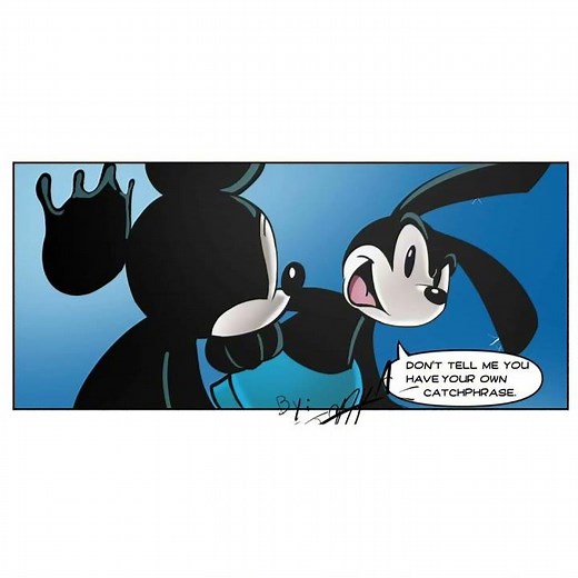 MICKEY'S CATCHPHRASE | A Really Short EPIC MICKEY Comic Dub