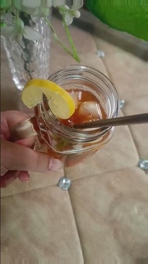 "How to Make Refreshing Iced Tea at Home | Easy Summer Drink Recipe" #icetea #lemontea #summerdrink