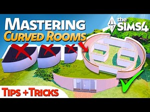 CURVED WALLS HACK to Build like a Pro | The Sims 4 Advanced Build Tips and Tricks