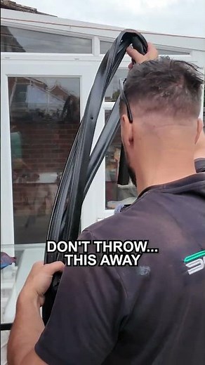 HOW TO REPLACE GLASS IN A PATIO DOOR WITH NO GLAZING BEADS