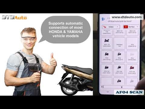 AFO4 SCAN 2.0 - most cheap motorcycle fault diagnosis tool in the world and diversity of function...