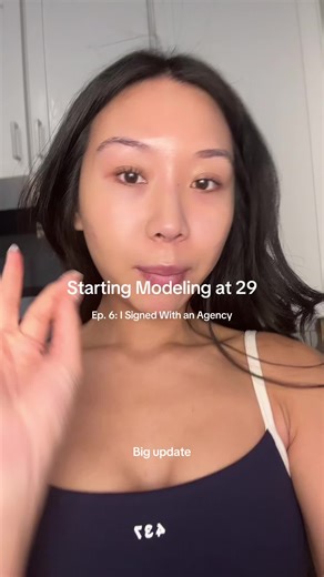 I officially signed with a modeling agency. 🤍🥹 After applying to 5 agencies and going through meetings, I chose the one that felt like the best fit for me personally. I did sign the exclusive contract which I know is kinda controversial lol but it felt right. Max and I signed to different agencies so it’ll be fun to see how both of our journeys will end up looking like! Now the real journey begins. Episode 6 of starting modeling at 29. #modelingagency #ModelingJourney #StartingModeling #NewFac