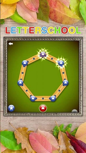 Learn to draw basic shapes - HEPTAGON | Letter School Shape Games