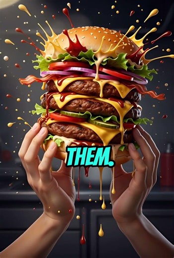 When Cartoon Characters Try American Fast Food 🇺🇸🍔