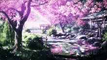 The Best 9 Anime Backgrounds Cherry Blossom Tree