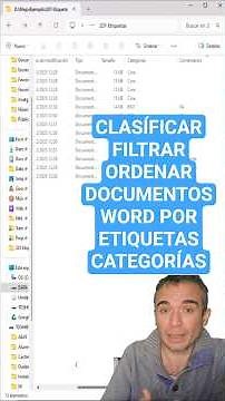 Sort, filter, and locate Word documents by tags, categories, and comments