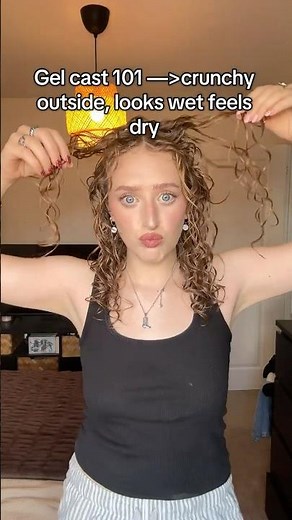 How to do gel cast for curly hair 🧴