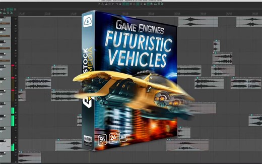 【音效素材分享】800款未来科技感车辆机械与引擎音效wav素材Game Engines - Futuristic Vehicles Sound Kit