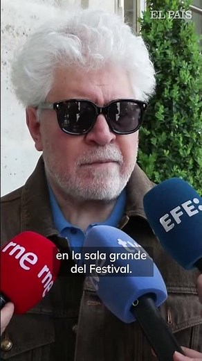 Cannes 2026: Almodóvar reacts to his selection at Cannes: "It's fantastic news" #shorts