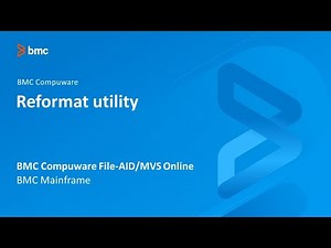 BMC Compuware File-AID/MVS Online - Reformat utility