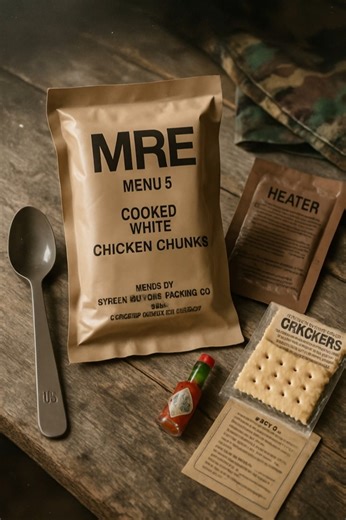 MRE in a Minute! - Cooked Chicken Chunks