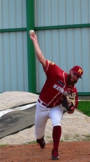 Pitching mechanics in slow motion 😍 #baseball