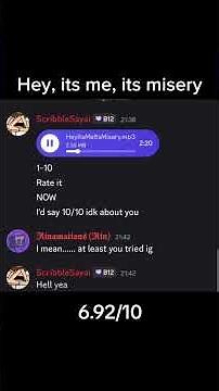 Hey its me its misery #misery #verity #music #musicfusion #meme
