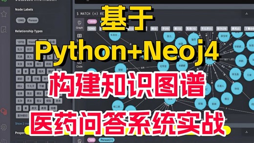 吹爆！基于Python neo4j构建【知识图谱】从环境配置 项目实战，附源码数据！手把手带你1小时看完跑通搞定！零基础小白也能学会！AI、大模型、NLP