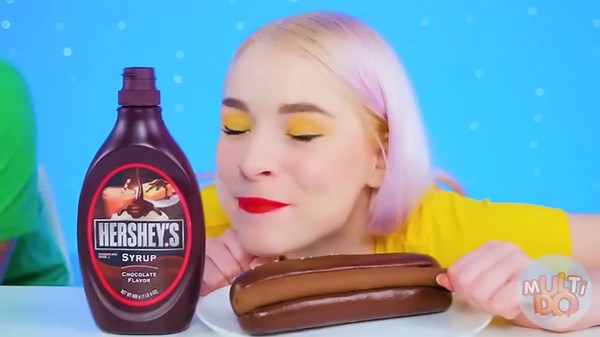 #MultiDO #funny #pranks Which is better: regular food or chocolate? It's up to you to decide! Share your choice in the comments right after you watch the hilarious footage from the set! | Multi Do