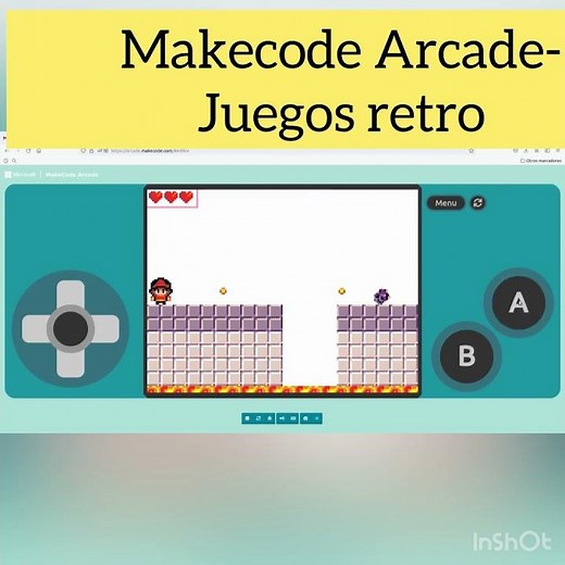 Makecode Arcade: plataforma y disparo