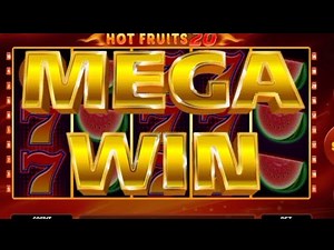 HOT FRUITS 20 MEGA WIN / SLOT MEGA WIN AFTER NICE WIN 💯 TOP