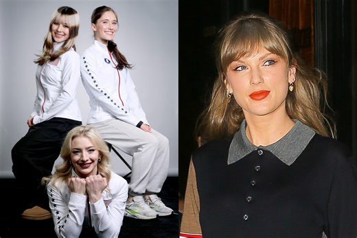 Taylor Swift Voices Support for Team USA's "Blade Angels" Amber Glenn, Alysa Liu, and Isabeau Levito
