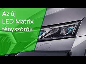 A megújult Octavia LED Matrix fényszórói