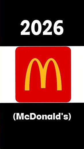Evolution Of Logo McDonald's 🍟 #shorts #mcdonalds #shortvideo #viral #evolution #transformation