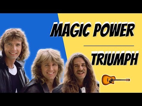 How to play "Magic Power" by Triumph on acoustic guitar