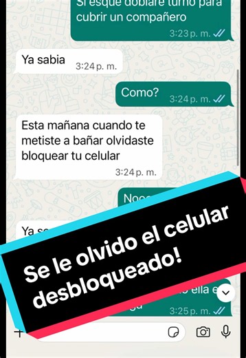 Olvido bloquear su celular!!! #viral #viralvideo #sigueme_para_mas_videos_asi #chat