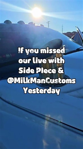 Beaman Builds on Instagram: "If you missed yesterday’s quick TikTok live… BIG NEWS! 😳🔥 Side Piece is entering her next evolution. Buckle up! She is currently at @milkmancustoms_ The wrap is off, she’s back to white again (temporarily 👀), and Mason has already started the teardown. We’re talking: ✨ Dentless repairs ✨ Full sanding + reshaping ✨ High-build primer ✨ Seven. Pounds. Of. Flake!!! ✨ Orange candy ✨ Layered clear so smooth it looks like GLASS Yes — this is a full SEMA-level paint job, 