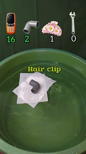 Testing stacked paper strength with this object#Experiment #Shorts #WaterTub