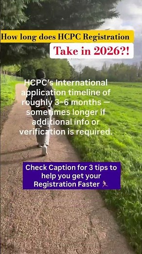 HCPC REGISTRATION process & Update | HCPC timeline in 2026 #nhsjobs #hcpc