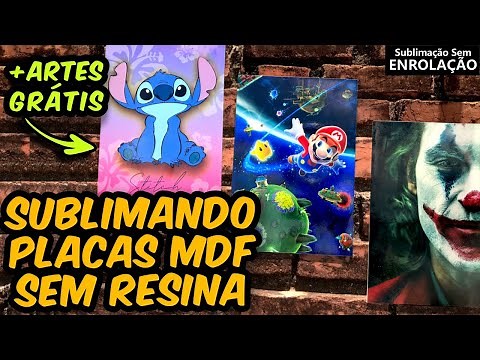 Como Fazer Quadros MDF Personalizados Sem Resina!