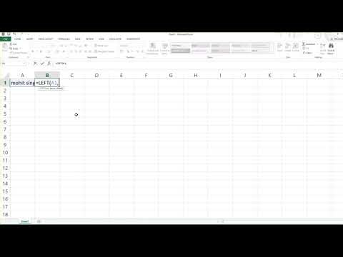 Excel basics tutorial #left_function #excel #function #formula