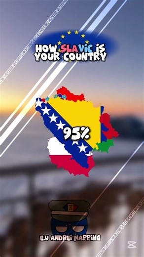 how slavic is your country? #euandreimapping #mapping #map #mapper #europe #geography #shorts