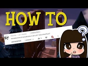 Animal Crossing - "Selbstgebaute" Brücke (Fakebrücke) Speed Build [German]