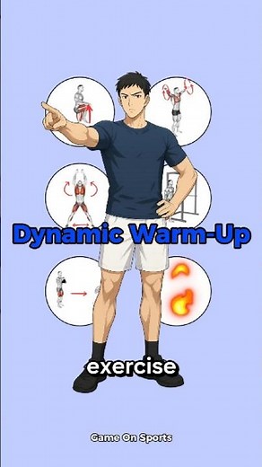 5 Dynamic Warm-Up Moves Before Workout | Easy Home Workout #shorts #exercise