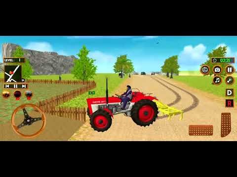 Farming Simulator 3D 🚜 Full Gameplay || Tractor Driving & Crop Harvesting