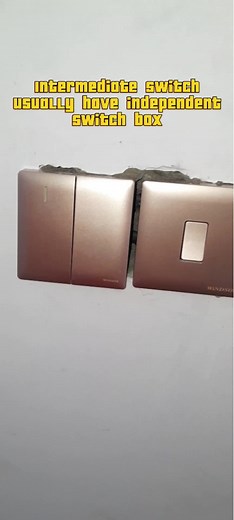 An intermediate switch in most cases comes as an independent switch and so ,where you need one, you need to have an independent switch box for it.. An intermediate switch is a switch used when you need more than 2 switching points for a single appliance like a lighting point,siren ,alarm etc. #electrician #electricaltips #intermediateswitch #electricalwork